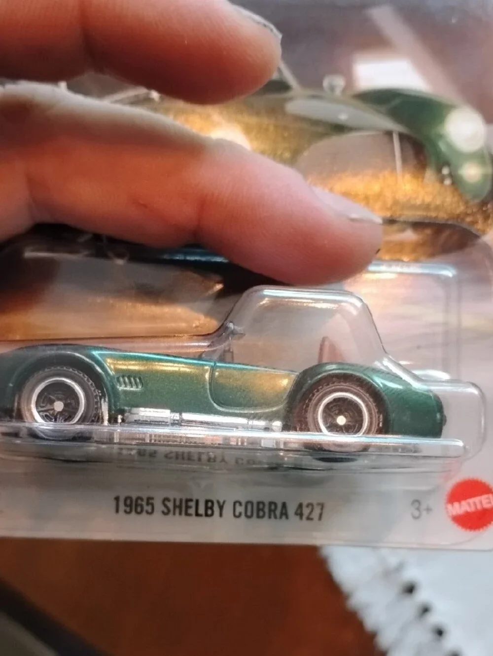 Mattel Matchbox Metallic Green Convertible Roadster Shelby Cobra 427
